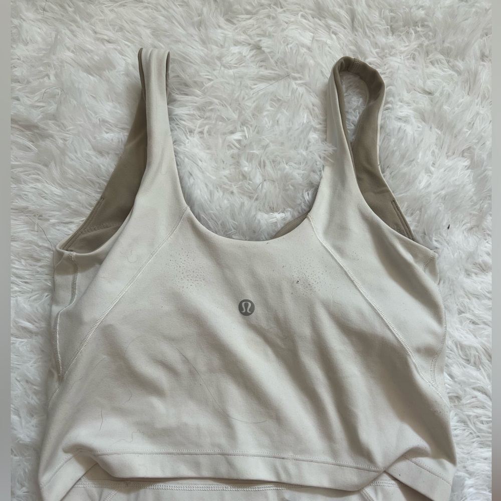 lululemon white align tank top